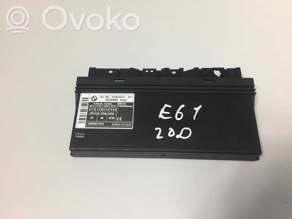 BMW 5 E60 E61 Sterownik / Moduł komfortu 