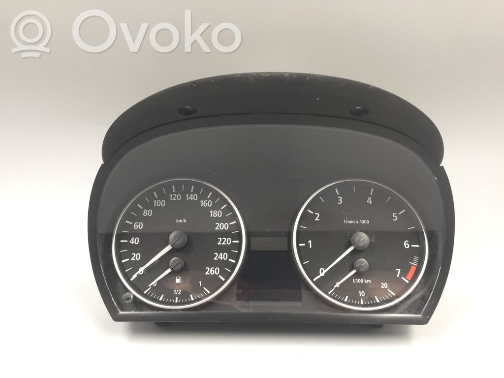 BMW 3 E90 E91 Speedometer (instrument cluster) 