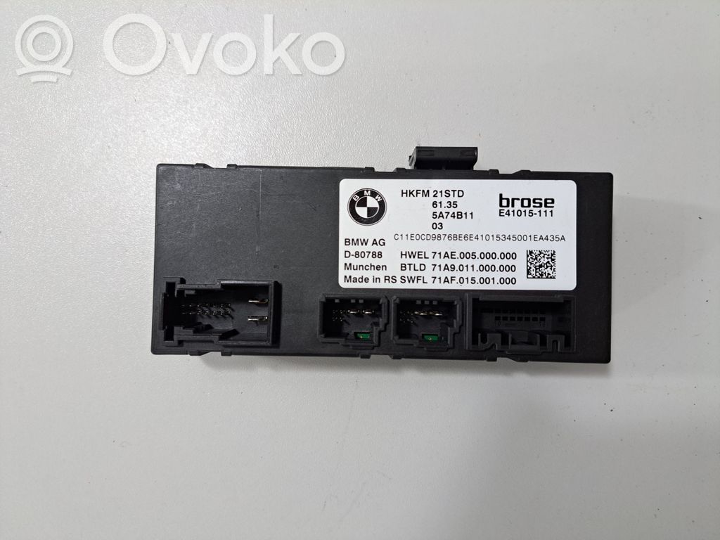 Unité de commande / module de hayon   5A74B11,5B529E5,5A53D08,5A92319