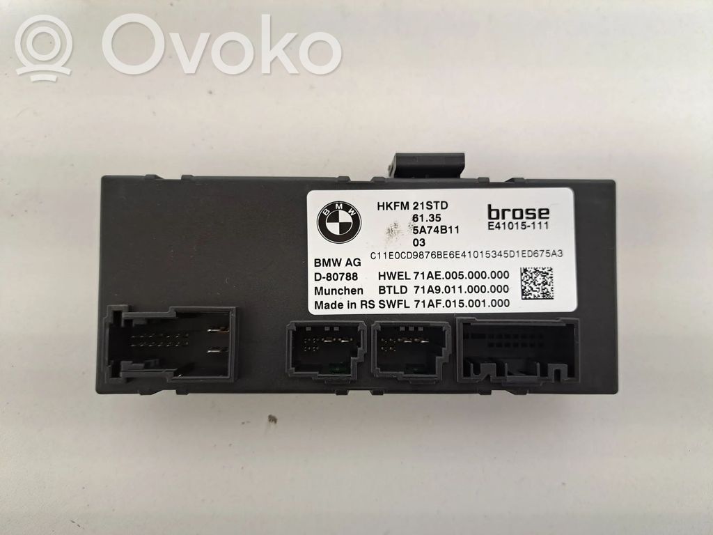 Tailgate/trunk control unit/module   5A74B11,5B529E5,5A53D08,5A92319