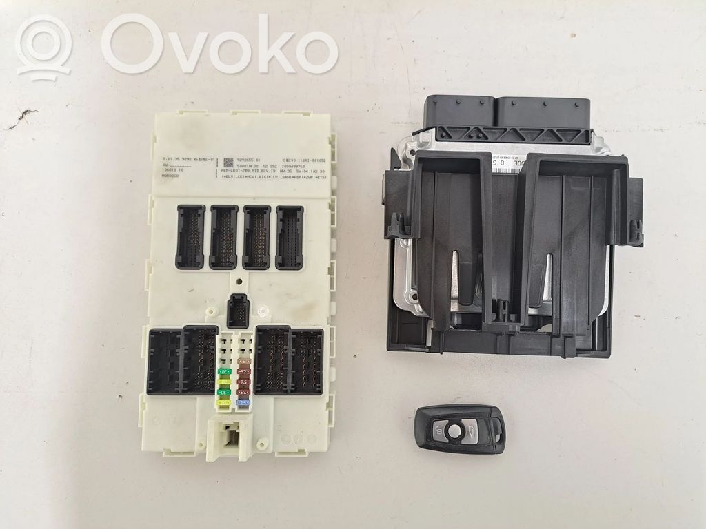 BMW 3 F30 F35 F31 Komputer / Sterownik ECU i komplet kluczy 