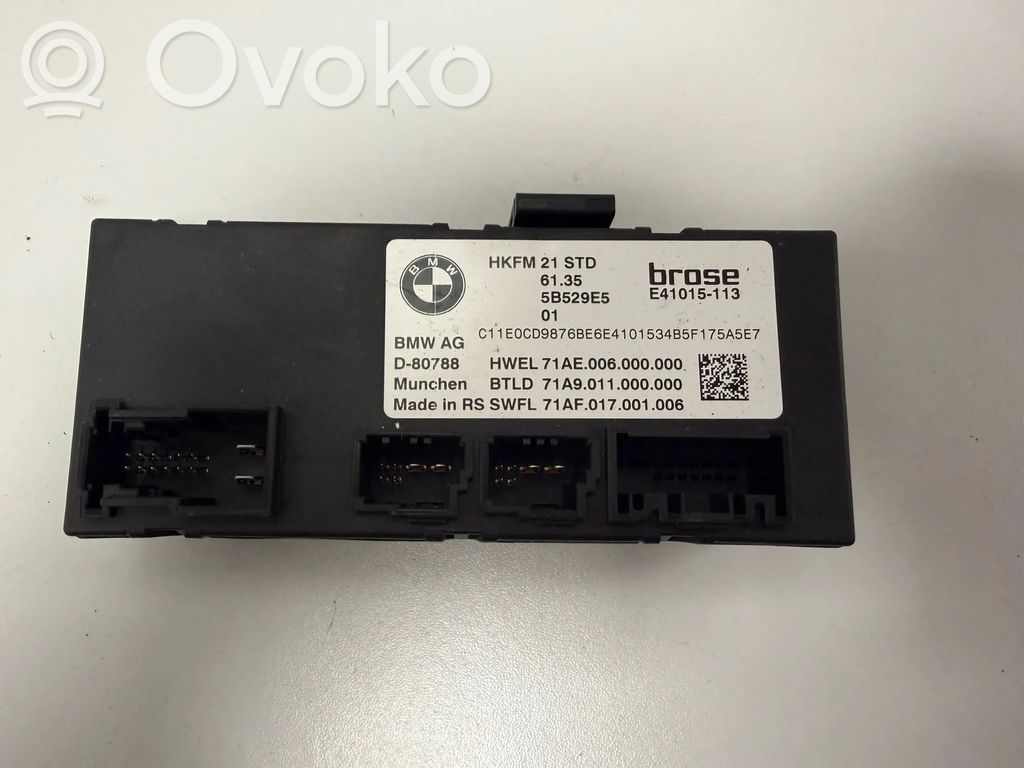 Tailgate/trunk control unit/module   5A92319,5B529E5,5A53D08,5A74B11