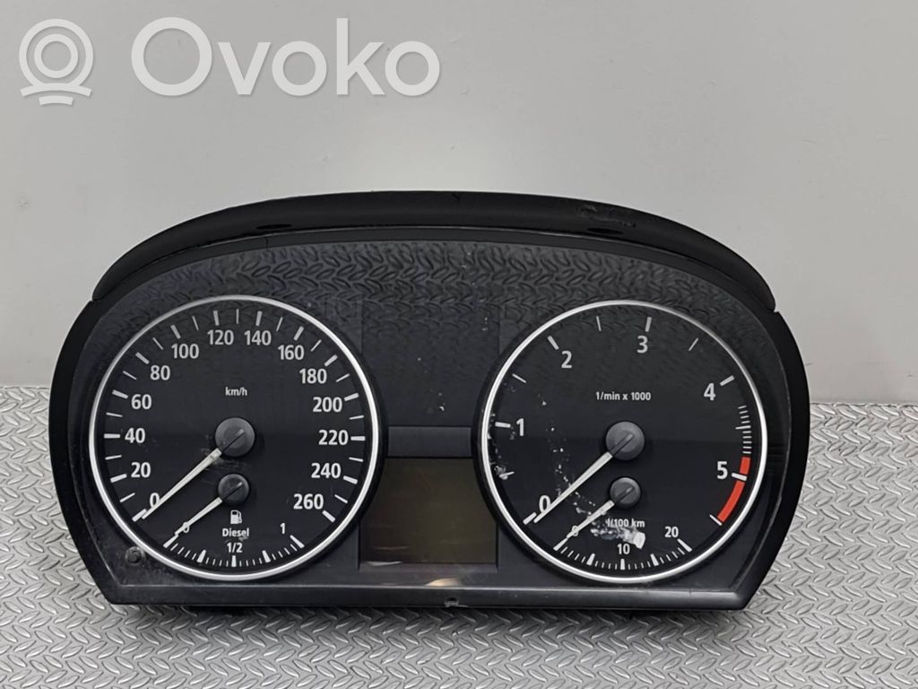BMW 3 E90 E91 Speedometer (instrument cluster) 