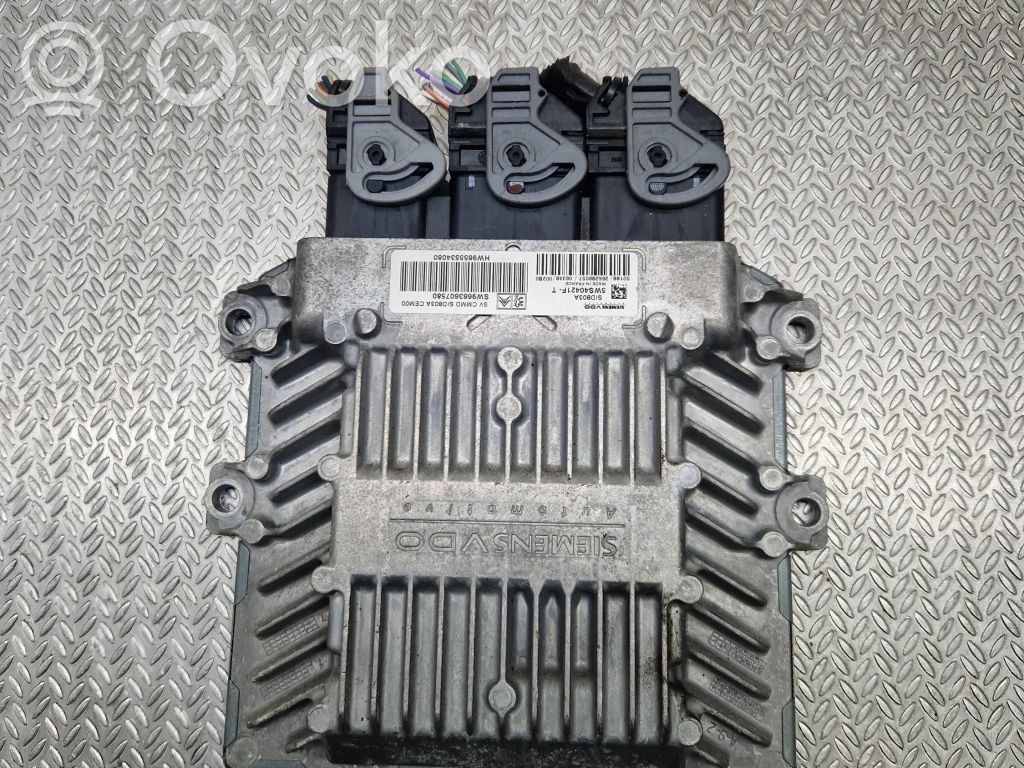 Engine control unit/module   9663607580,5WS40421FT,9655534080