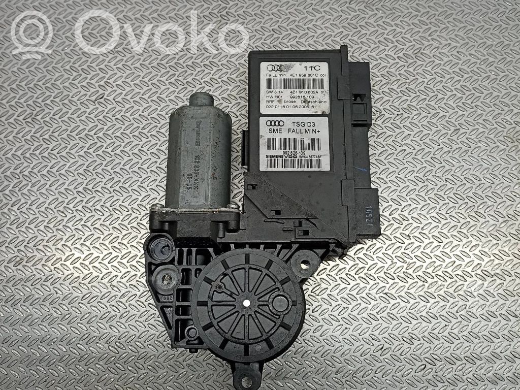 Audi A8 S8 D3 4E Rear door window regulator motor 