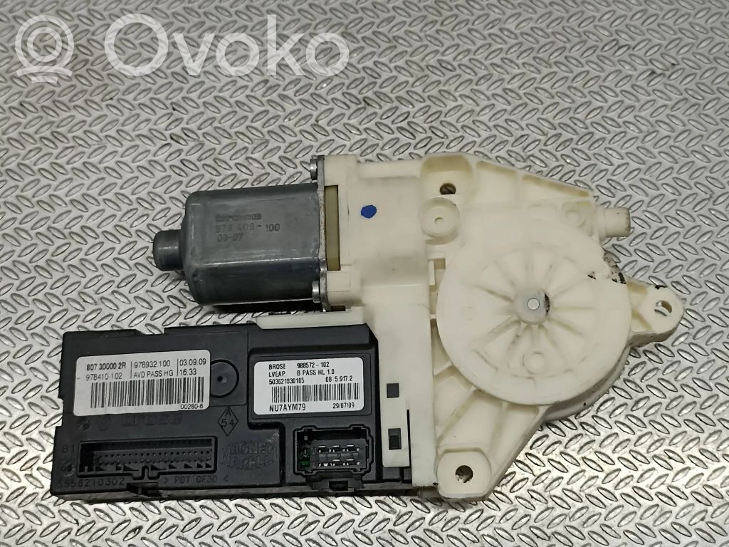 Renault Laguna III Silnik regulatora szyby drzwi przednich 