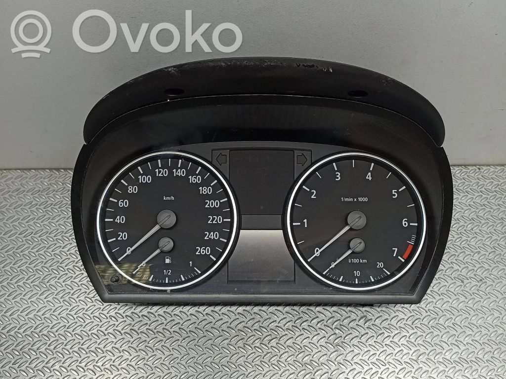 BMW 3 E90 E91 Speedometer (instrument cluster) 