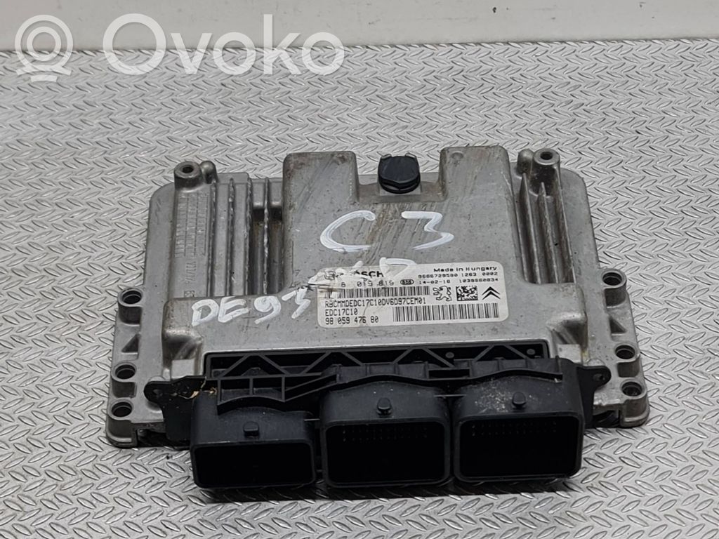 Engine control unit/module   9805947680,9666729580