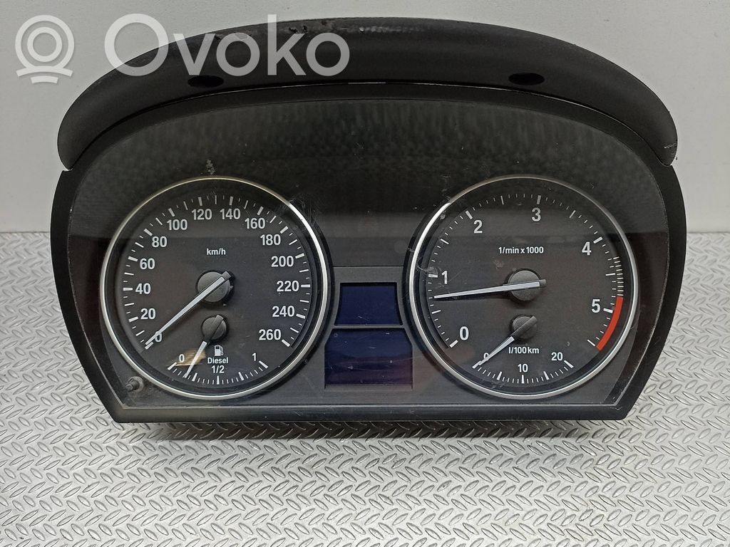 BMW 3 E90 E91 Speedometer (instrument cluster) 