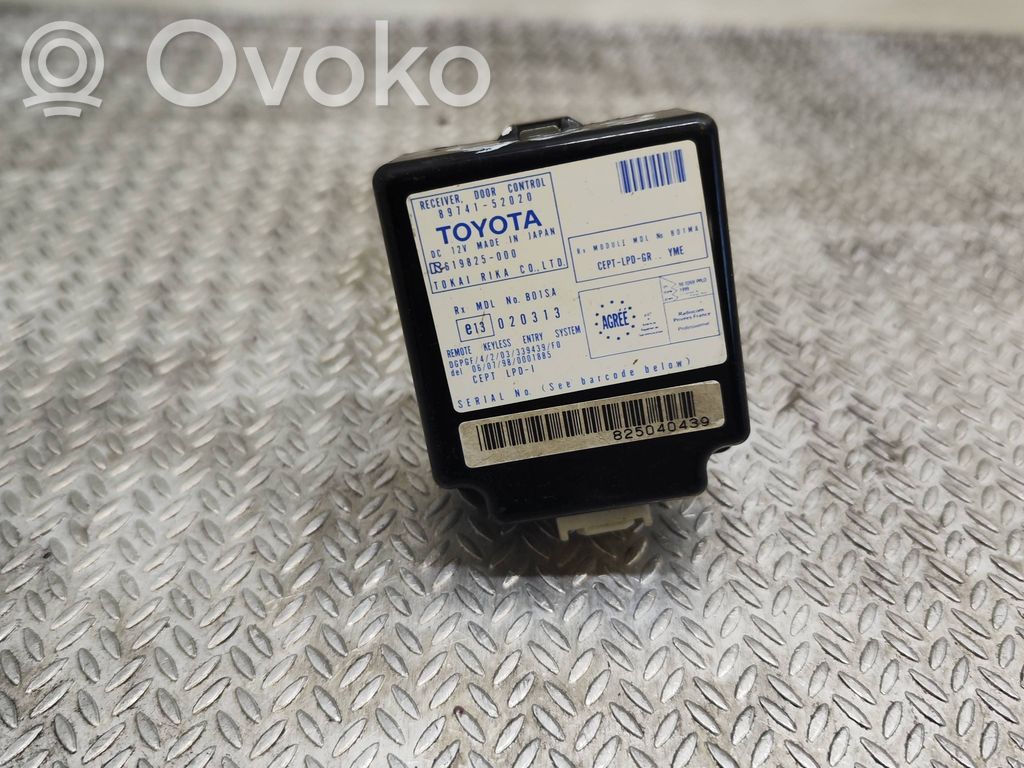 Toyota Yaris Unitate/modul comandă uși 