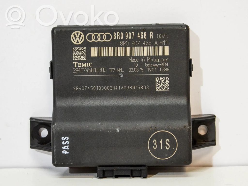 Audi A4 S4 B8 8K Moduł sterowania Gateway 