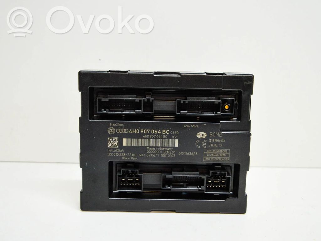 Audi A6 S6 C7 4G Korin keskiosan ohjainlaite 