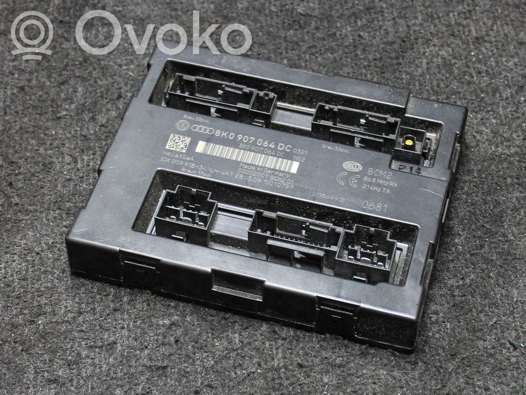 Audi A4 S4 B8 8K Modul de control caroserie central 