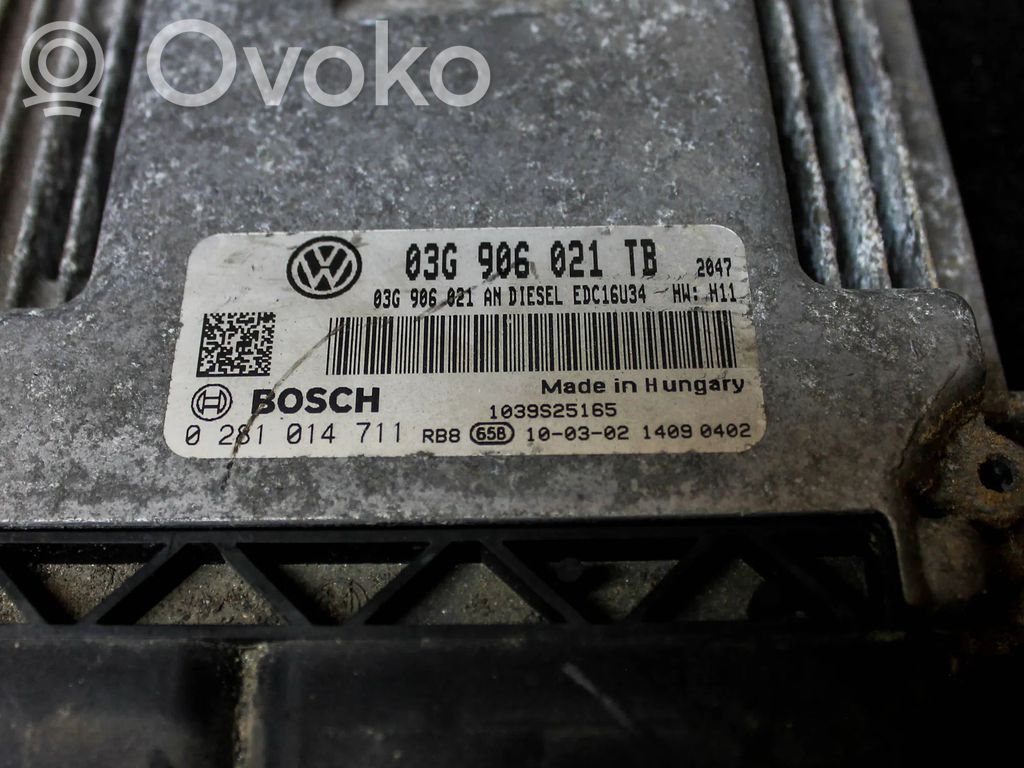 Skoda Octavia Mk2 (1Z) Engine control unit/module 