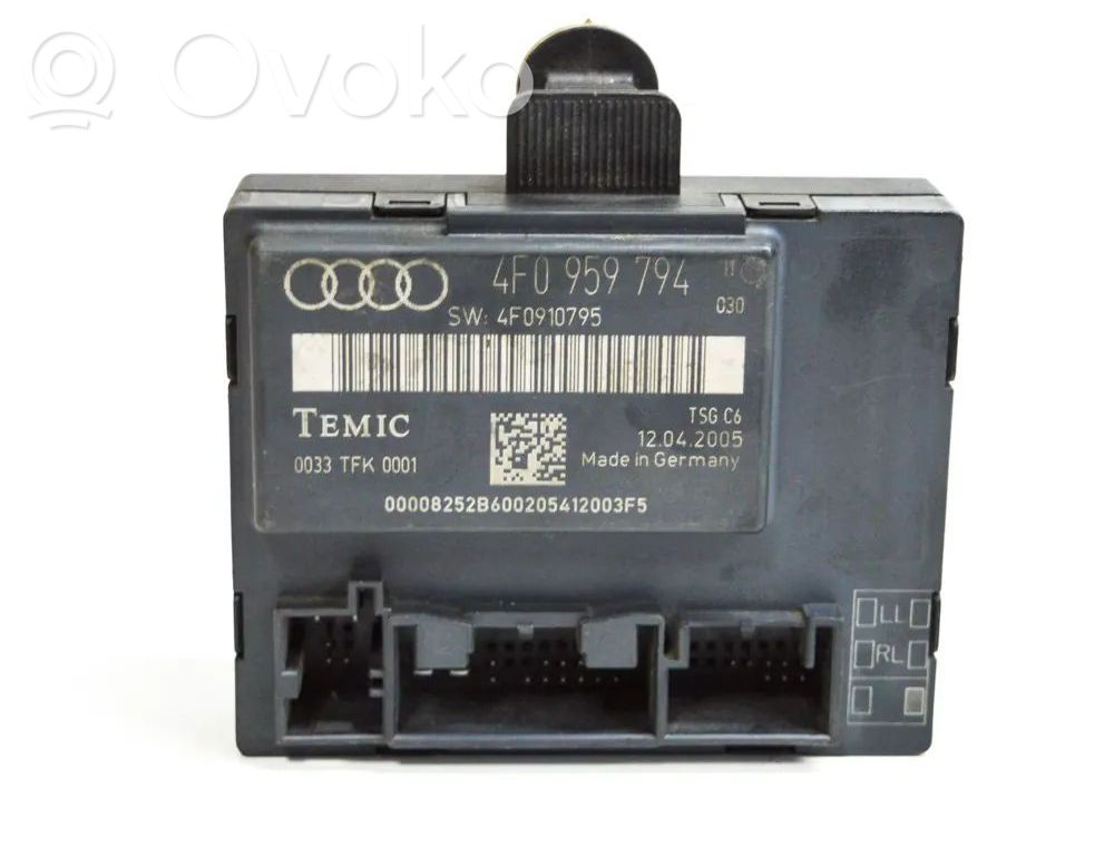 Unité de commande module de porte   4F0959794