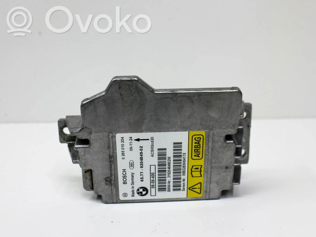 BMW X5 E70 Module de contrôle airbag 