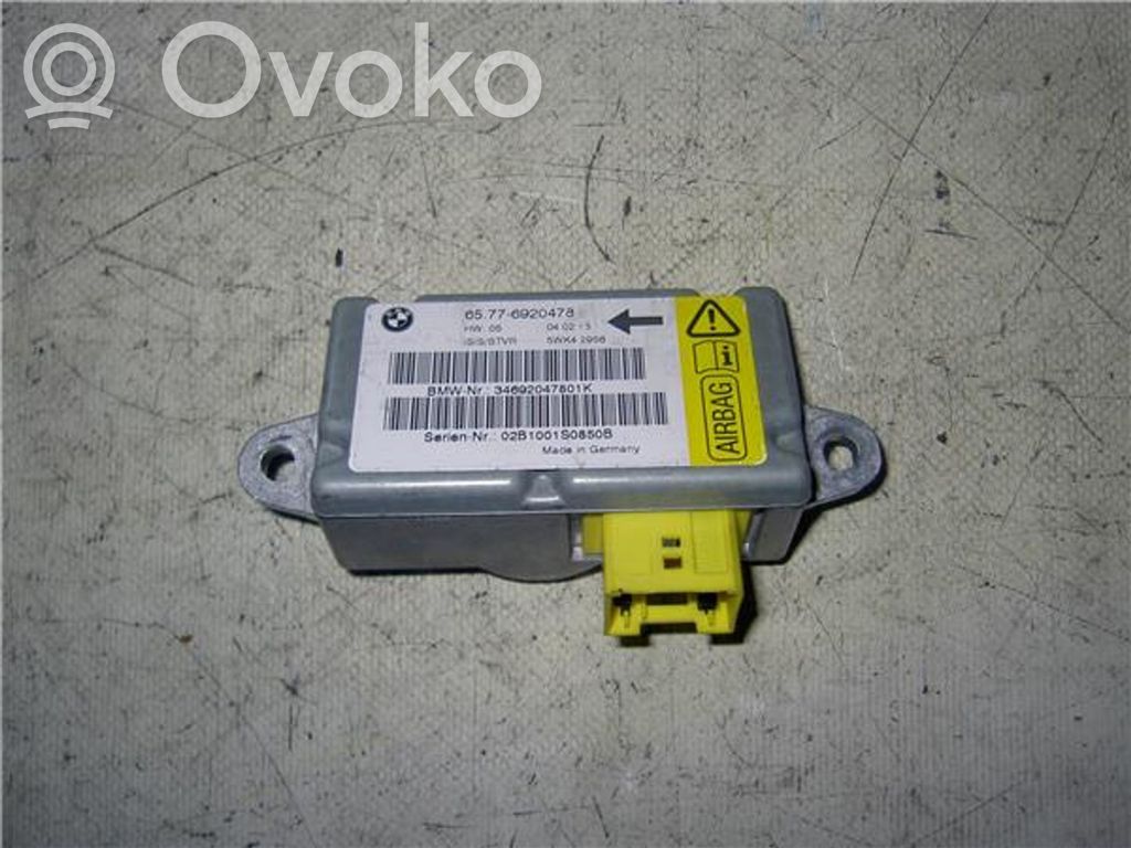 Unidad de control/módulo del Airbag   6920478