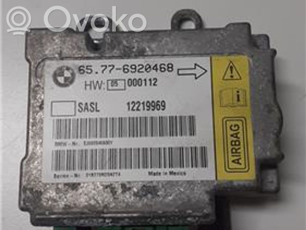 Unidad de control/módulo del Airbag   65776920468