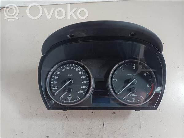 BMW 3 E90 E91 Spidometrs (instrumentu panelī) 
