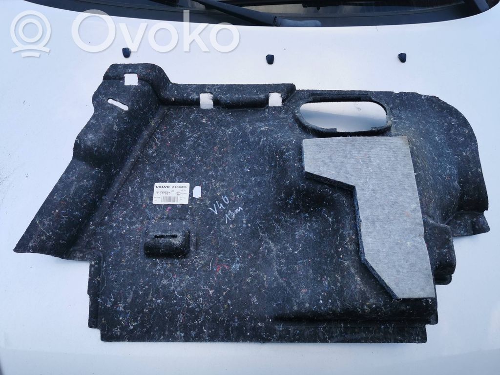 Volvo V40 Dolny panel schowka koła zapasowego 