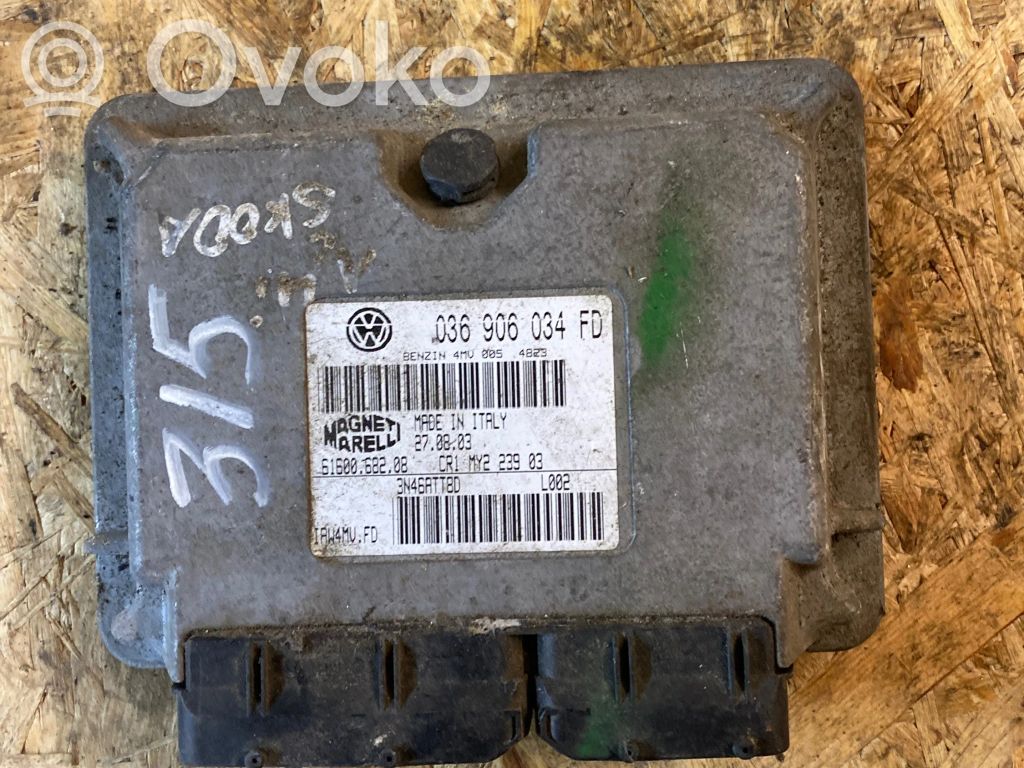 Skoda Fabia Mk1 (6Y) Engine control unit/module 
