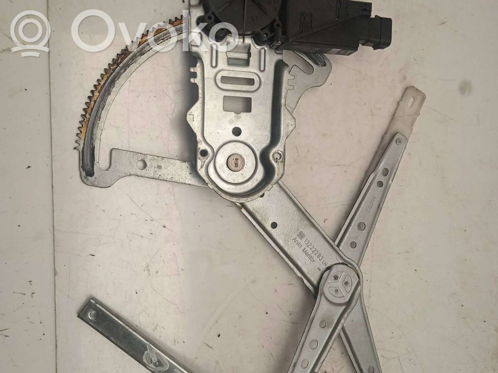 Opel Combo C Regulador manual de la ventanilla delantera 