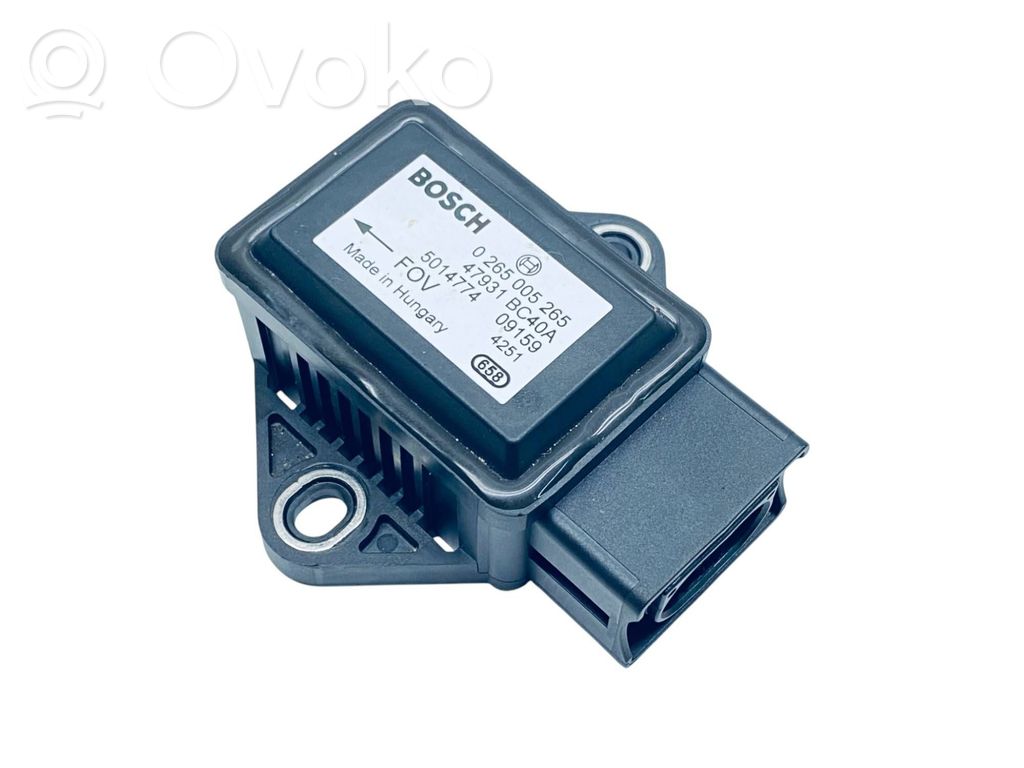 Nissan Note (E11) ESP acceleration yaw rate sensor 