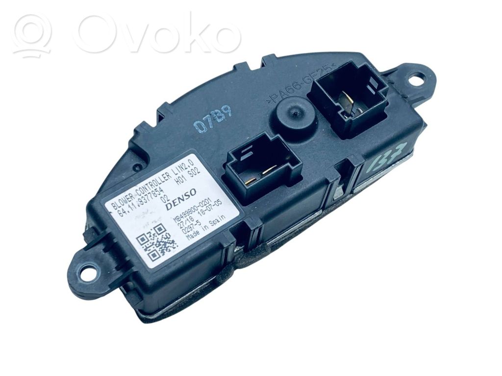 BMW i3 Résistance moteur de ventilateur de chauffage 