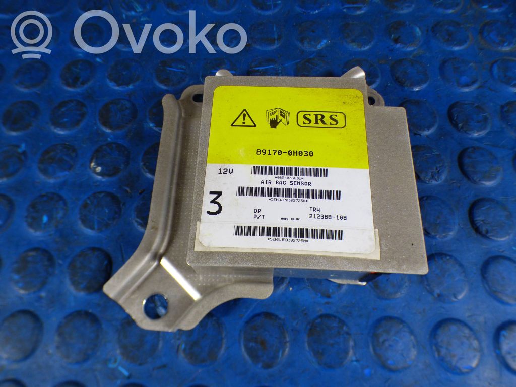 Toyota Aygo AB10 Unidad de control/módulo del Airbag 