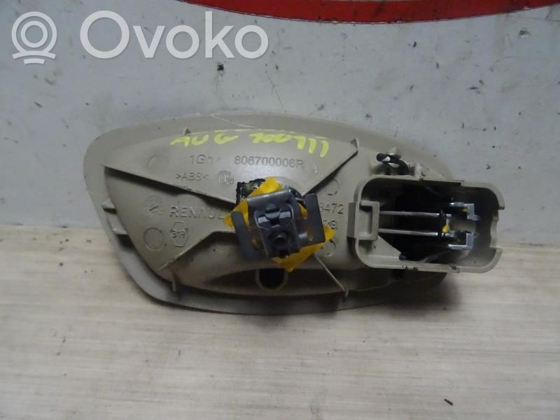 Renault Laguna III Klamka wewnętrzna drzwi przednich 
