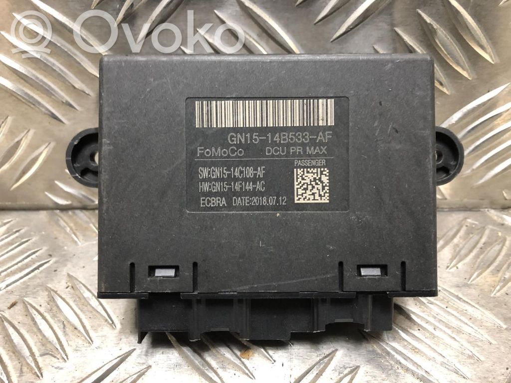 Ford Ecosport Other control units/modules 