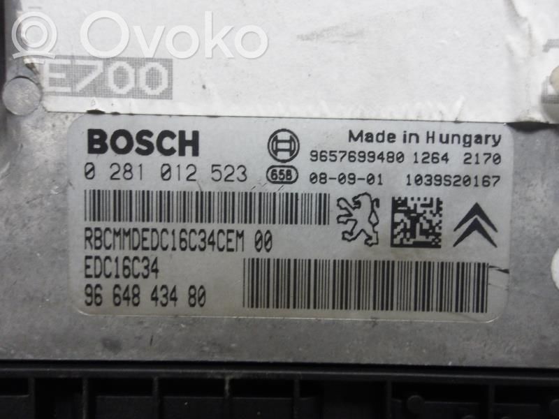 Peugeot 207 Engine control unit/module 