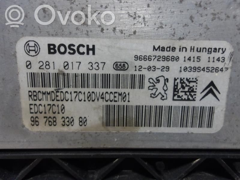 Citroen C3 Engine control unit/module 