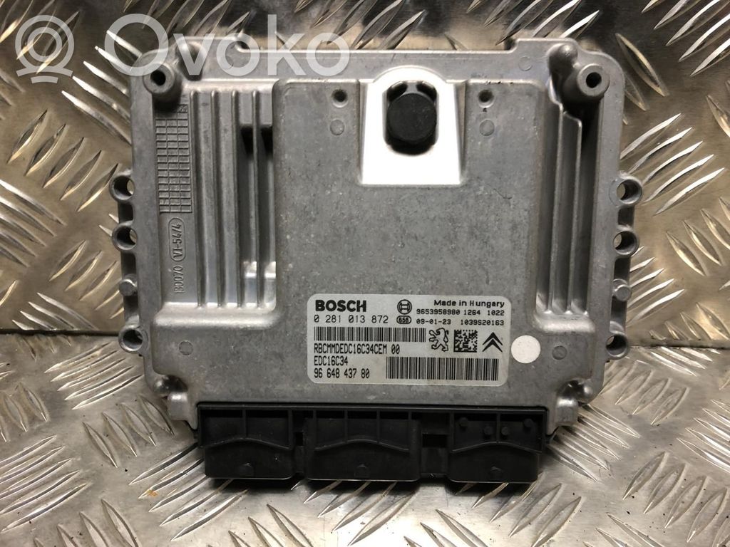 Peugeot Partner Engine control unit/module 
