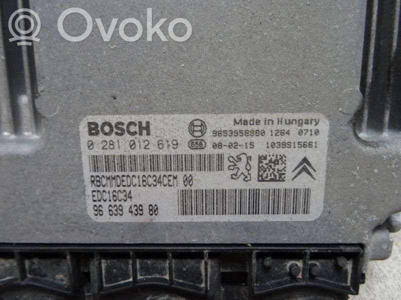 Peugeot Partner Engine control unit/module 