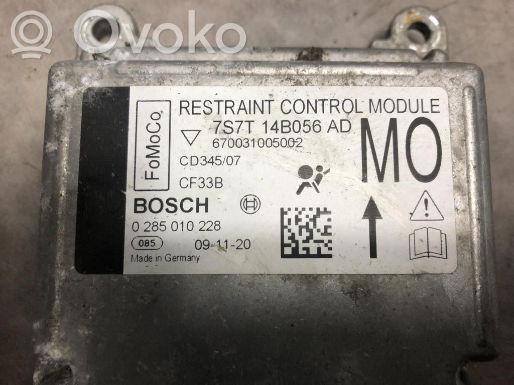 Unidad de control/módulo del Airbag   1534914,1534914