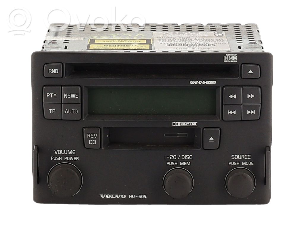 Volvo S40, V40 Unidad delantera de radio/CD/DVD/GPS