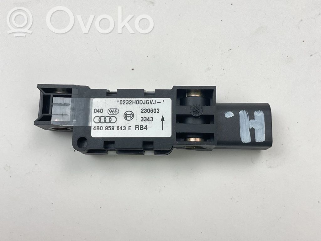 Airbag deployment crash/impact sensor   4B0959643E,230603
