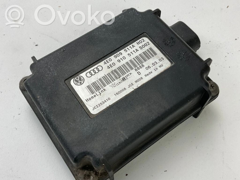 Audi A8 S8 D3 4E Garage door switch 