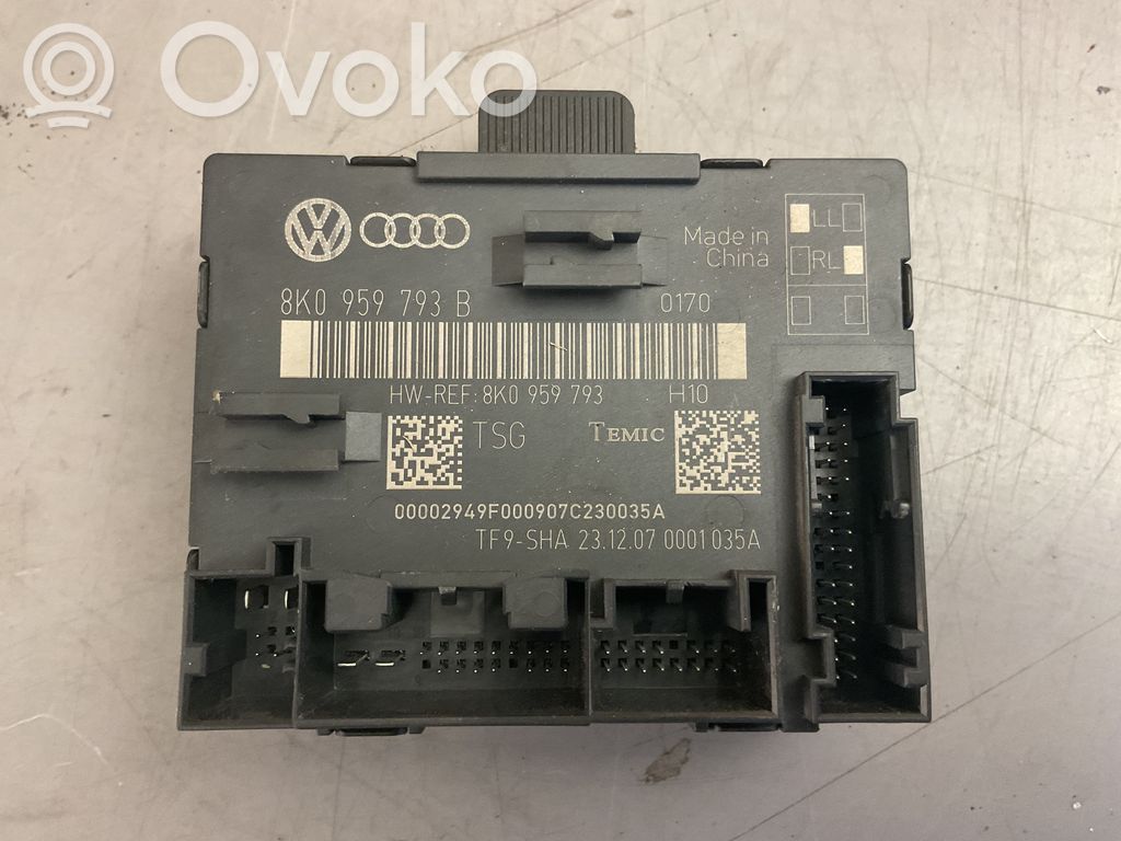Audi A4 S4 B8 8K Door control unit/module 