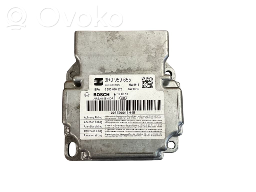 Airbag control unit/module   3R0959655,0285010576,190810,003E90016H4A