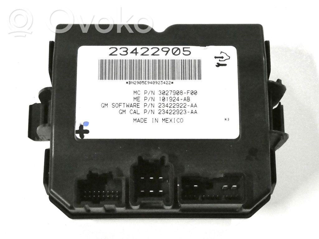 Opel Insignia A Tailgate/trunk control unit/module 