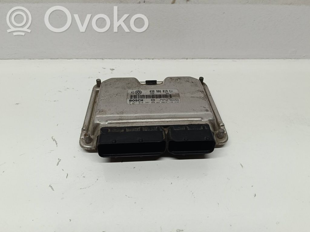 Engine control unit/module   038906019CJ,28SA4320,0281010302