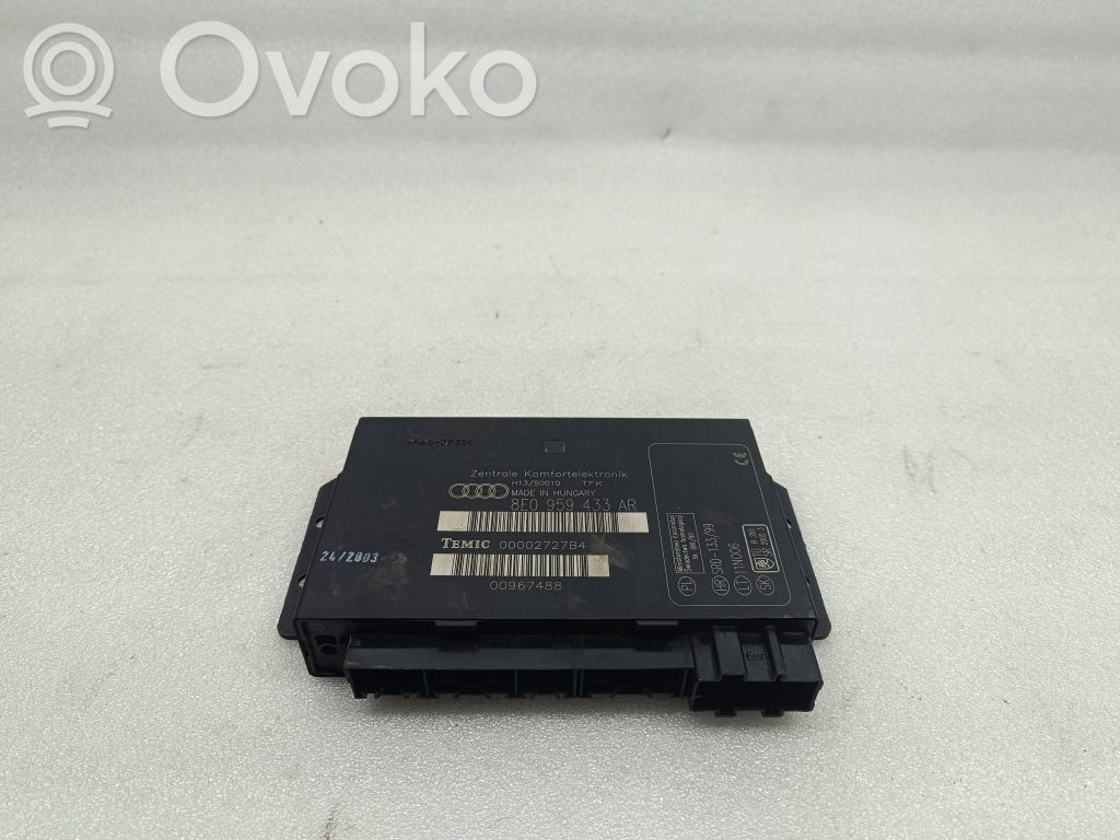 Audi A4 S4 B6 8E 8H Module confort 