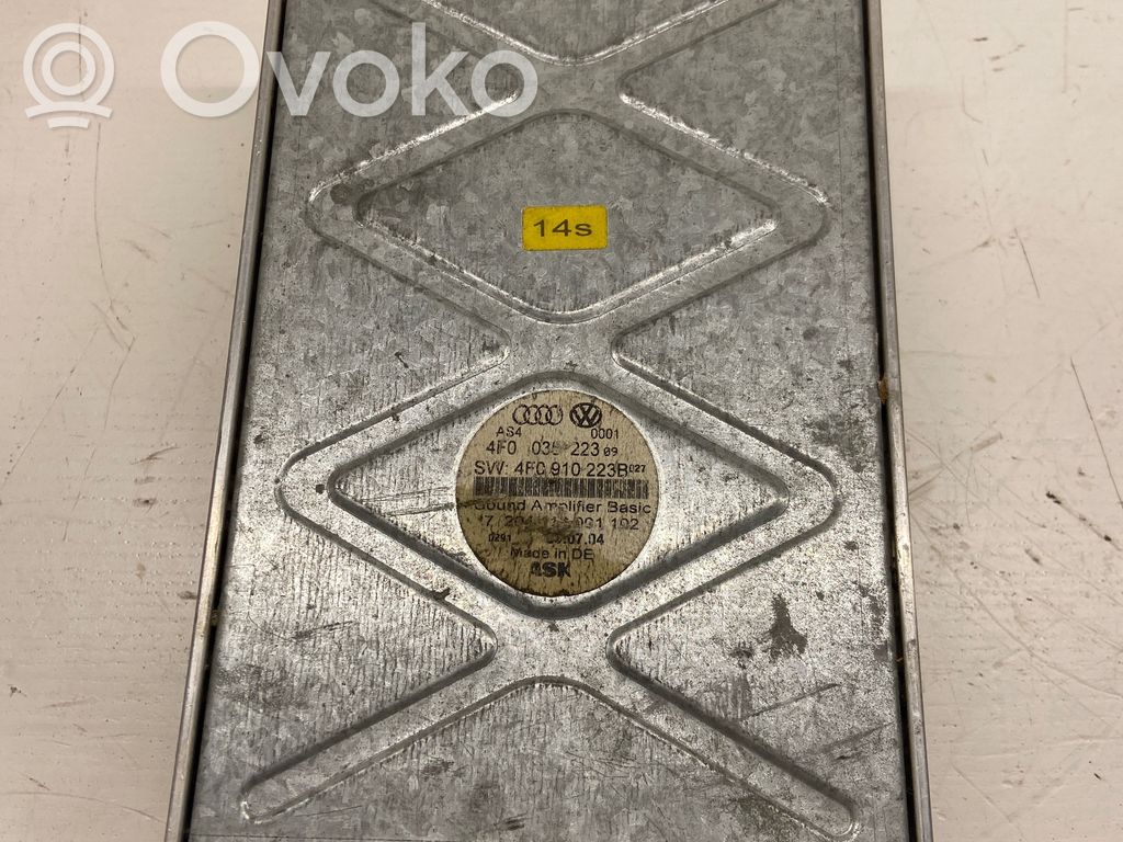 Audi A6 S6 C6 4F Amplificador de sonido 