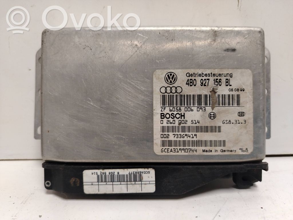 Gearbox control unit/module   4B0927156BL,73369419,6058006093,0260002514