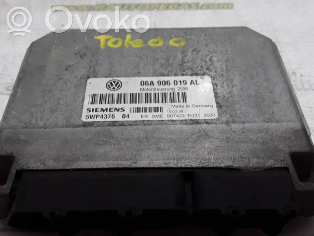 Engine control unit/module   06A906019AL,5WP4376,R20192948