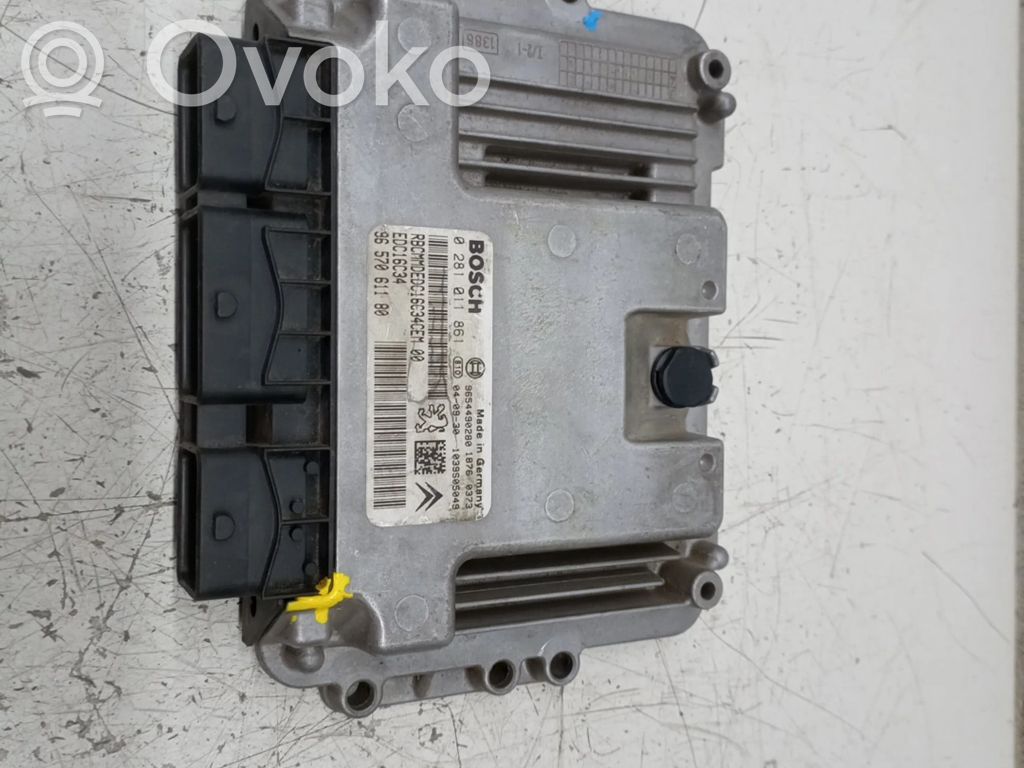 Variklio valdymo blokas   9657061180,0281011861