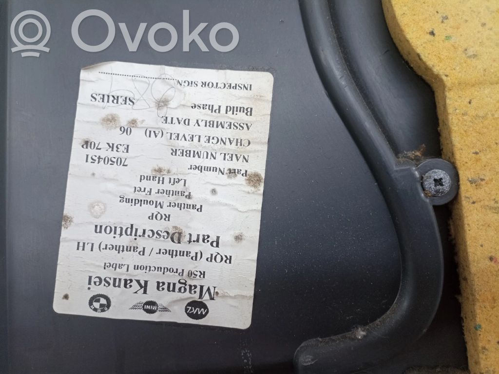 Takaoven verhoilu   7050451