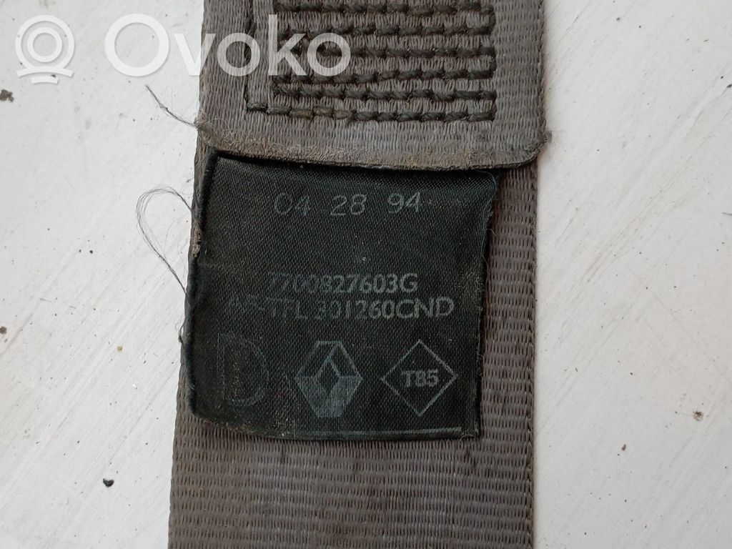 Renault Clio I Saugos diržas trečios eilės 